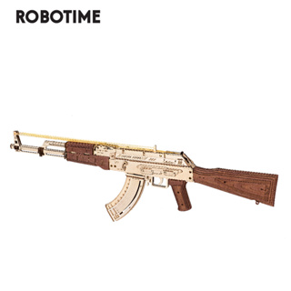 Robotime ROKR ของเล่นตัวต่อไม้ 3D พร้อมยางรัด สําหรับเด็ก ผู้ใหญ่ 315 ชิ้น (LQ901)