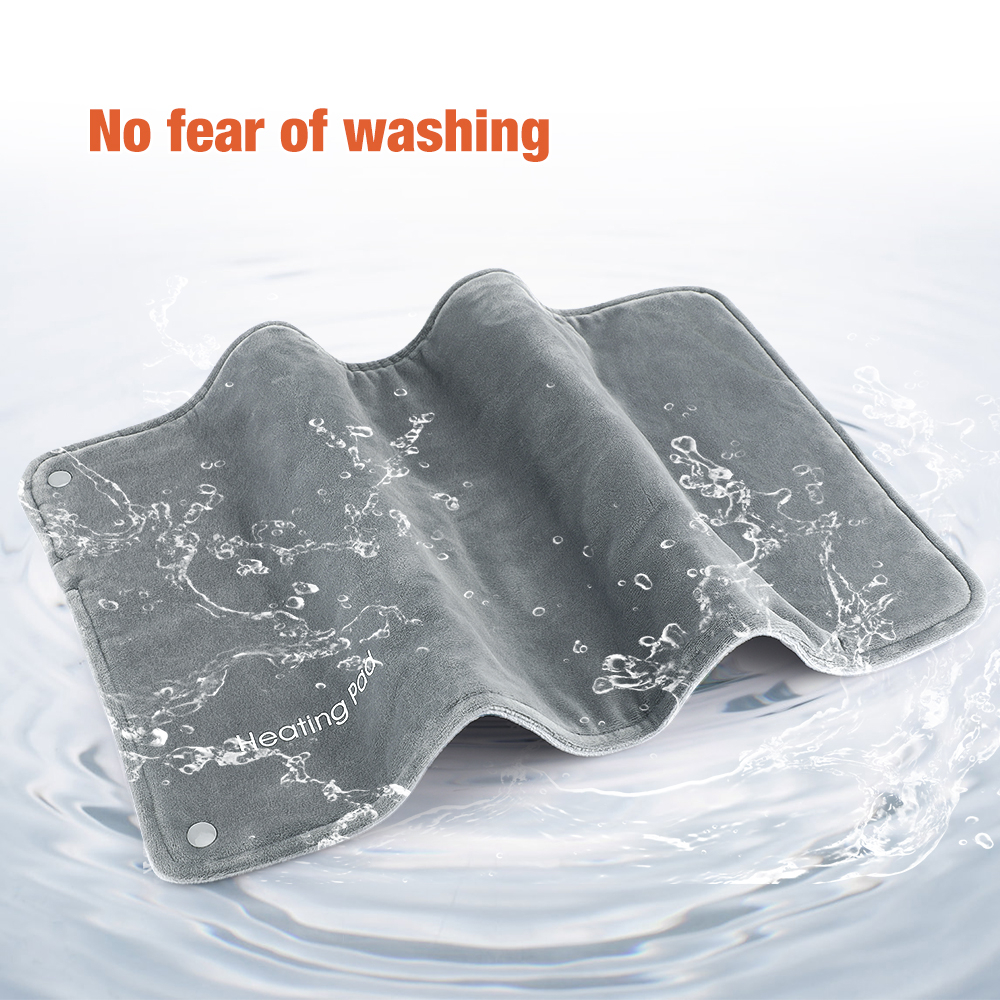 Hailicare ไฟฟ้าเครื่องทําความร้อน Pad ไฟฟ้าบําบัดความร้อนผ้าห่มสําหรับหน้าท้องกระเพาะอาหารเอวกลับประจําเดือนบรรเทาอาการปวด Warm Pad มือฟุต Warm Pad ล้างทําความสะอาดได้ 30 ซม.* 50 ซม. - รูปที่ 4