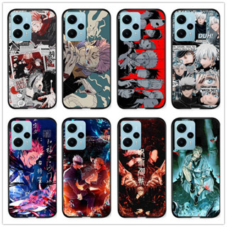 เคสโทรศัพท์มือถือกระจกนิรภัย แบบแข็ง กันกระแทก ลายการ์ตูนอนิเมะ Jujutsu Kaisen Yuji Itadori Gojo Satoru สําหรับ Xiaomi Poco F5 Redmi note 12 turbo 5g Poco F5 pro