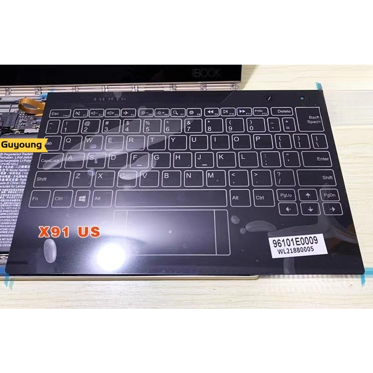 Yjx คีย์บอร์ด US UK BR SP GR FR IT สําหรับ Lenovo Yoga Book X90 YB1-X90L YB1-X90F YB1-X90 X91 X91L X