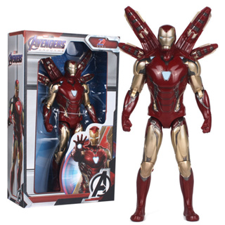 ของเล่นฟิกเกอร์ การ์ตูน Marvel Limited Edition Iron Man Spider-Man Thanos Captain America สําหรับเด็ก