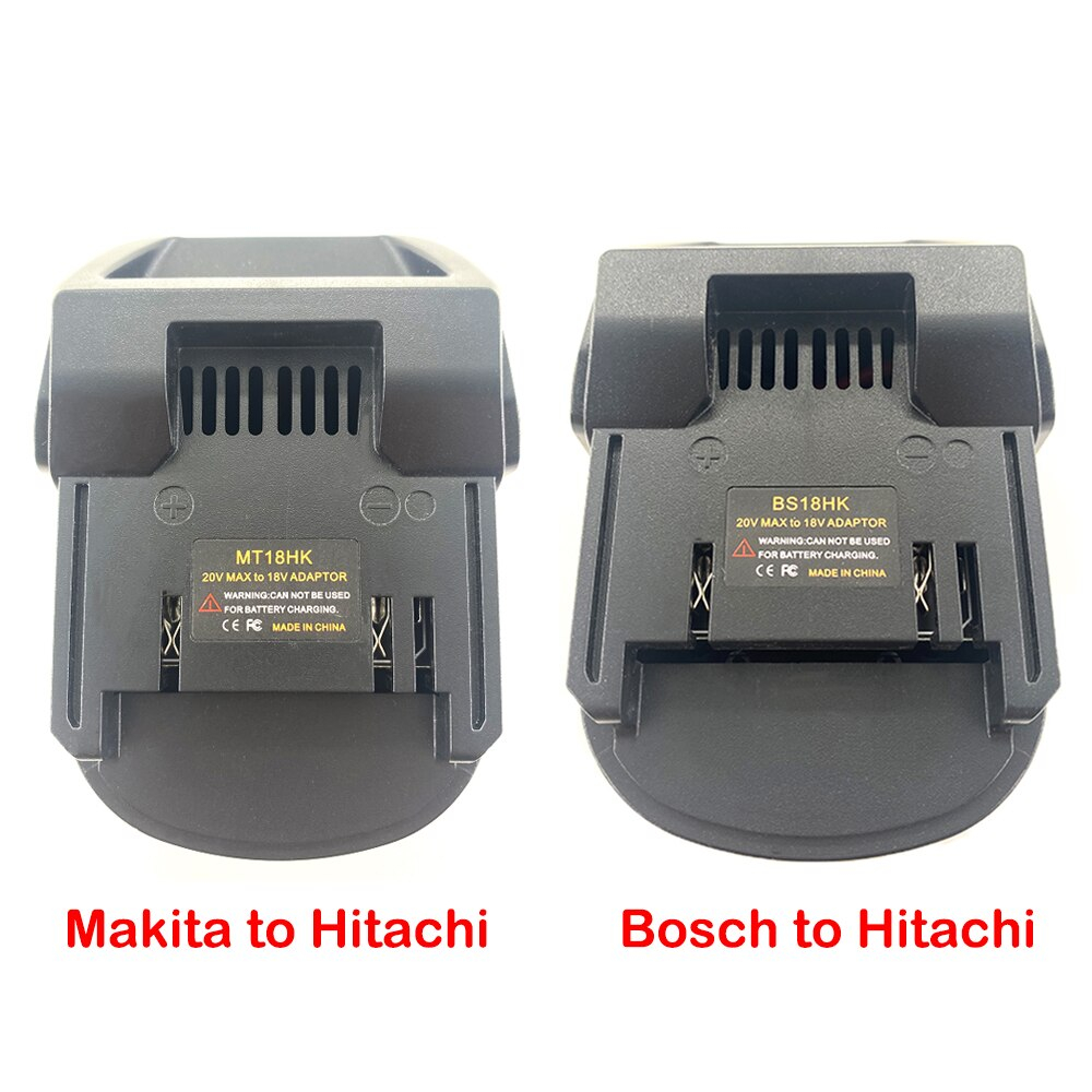 อะแดปเตอร์แบตเตอรี่สําหรับ Bosch/Makita แปลงเป็น Hitachi / Hikoki 18V Li-ion Batttery Power Tool ใช้ BL1840 BSL1850 BL1860B