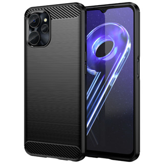 เคสซิลิโคนนิ่ม คาร์บอนไฟเบอร์ กันกระแทก สําหรับ Realme 10T 5G Realme 10T 5G