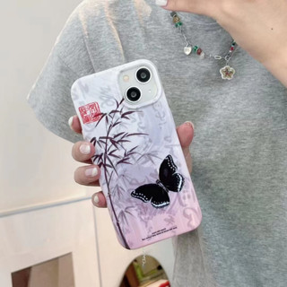 เคสโทรศัพท์มือถือ tpu แบบนิ่ม ลายผีเสื้อ สําหรับ iPhone 12pro 14 14promax 14pro 13pro 13promax