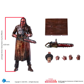 ฟิกเกอร์หนัง 1/18 HIYA Exquisite Mini Series 1/18 scale 4 นิ้ว TEXAS CHAINSAW MASSACRE (2022)