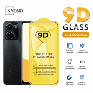 9D Full กาวใสกระจกนิรภัยสำหรับ VIVO Y27 Y36 Y02s Y02 Y02T Y02a Y16 Y35 Y22 Y22s Y20 Y20i Y20s Y20A Y21T Y33s Y21 Y21s Y33T Y15a Y15s Y01 Y11 Y12 Y17 Y15 Y76 Y76s Y31 Y51 Y73 Y30 Y50 Y19 Y77 Y72 Y52 Y91 Y91i Y91c Y1s Y11s Y12s Y12A Y55 Y75 Y93 Y3s