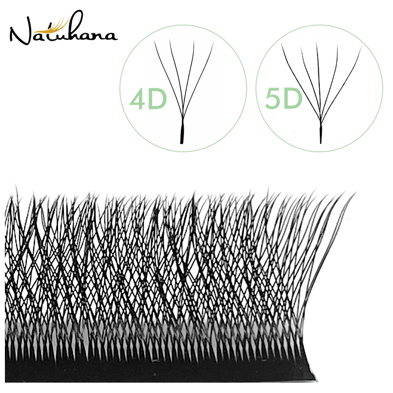 NATUHANA ขนตาปลอม 4D 5D รูปตัว W แบบนุ่ม ดูเป็นธรรมชาติ – โปรปัง