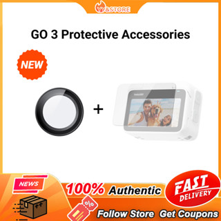 【พร้อมส่ง】GO 3 อุปกรณ์เสริมป้องกันหน้าจอ GO 3 และการ์ดป้องกันเลนส์ สําหรับกล้องแอคชั่น