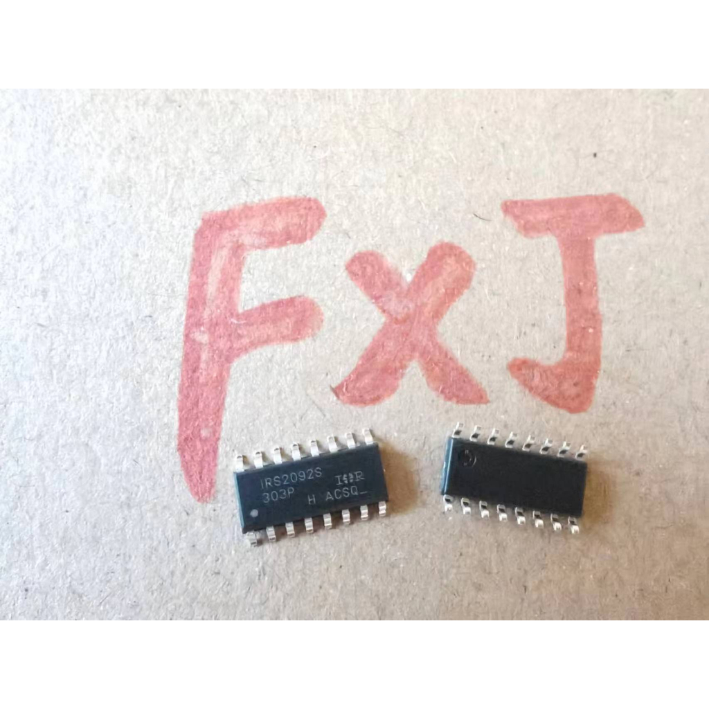 ((2 ชิ้น) IRS2092STRPBF IRS2092S ชิปเครื่องขยายเสียง SOP16 เดิมแท้