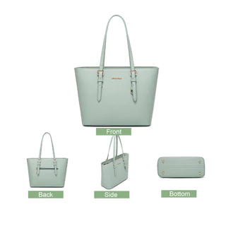 David Jones Paris กระเป๋าสะพายไหล่ หนัง PU ทรงโท้ท ขนาดกลาง สําหรับผู้หญิง