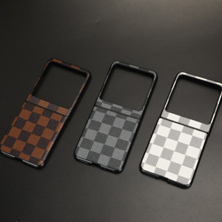 สําหรับ Motorola Razr 40 Ultra เคสตาข่าย หนังแข็ง เคสโทรศัพท์