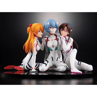 ตุ๊กตาฟิกเกอร์ PVC อนิเมะ Neon Genesis Evangelion Mari Rei Asuka ของเล่นสําหรับเด็ก