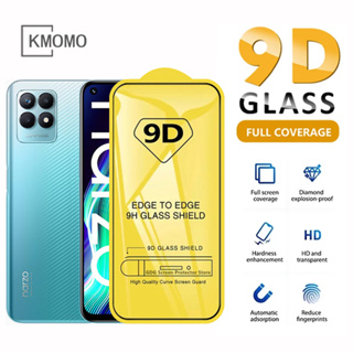 9D กาวเต็มกระจกนิรภัยใสสำหรับ Realme Narzo N55 50i 50A Prime 50 30A 30 20 GT Neo 3T 3 2T 2 Master X50 XT X2 Pro