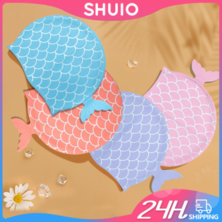 Shuio ใหม่ หมวกว่ายน้ํา ซิลิโคน PU ลายการ์ตูนน่ารัก กันน้ํา คุณภาพสูง สําหรับเด็กผู้ชาย และเด็กผู้หญิง