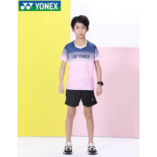 เสื้อกีฬาแบดมินตัน Yonex แบบแห้งเร็ว ระบายอากาศได้ดี แฟชั่นฤดูร้อน สําหรับผู้ชาย และผู้หญิง 2023