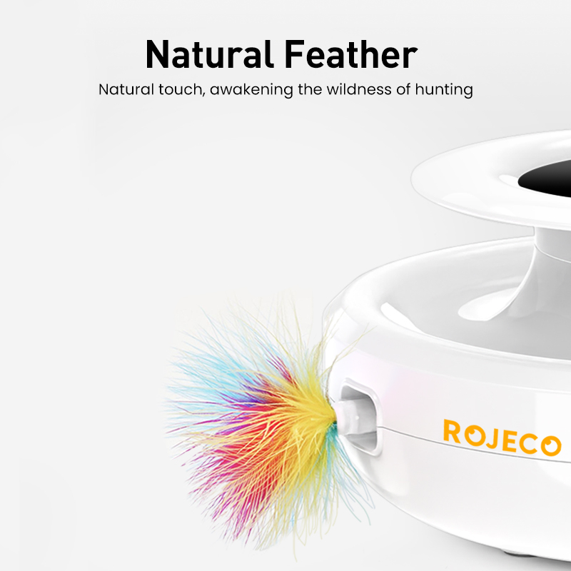 Rojeco ของเล่นแมว 2 In 1 ของเล่นแมว แบบโต้ตอบ สําหรับแมวในร่ม — صورة 4