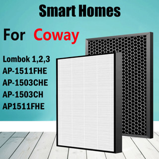 แผ่นกรองคาร์บอน HEPA ประสิทธิภาพสูง สําหรับเครื่องฟอกอากาศ Coway AP-1511FHE AP-1503CHE AP1503CHE AP1511FHE