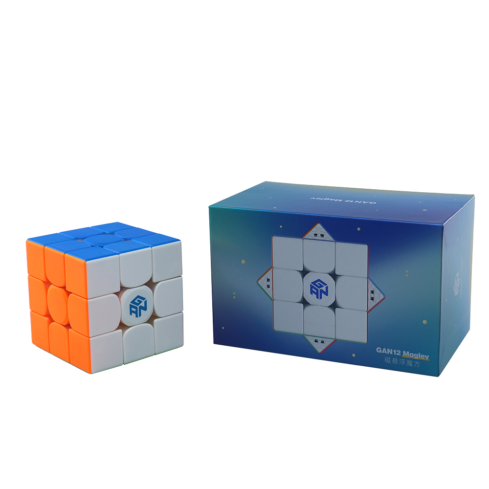 GAN 12 Maglev UV 3x3 Magnetic Cube การแข่งขันระดับมืออาชีพเรียบ 3x3 Cube