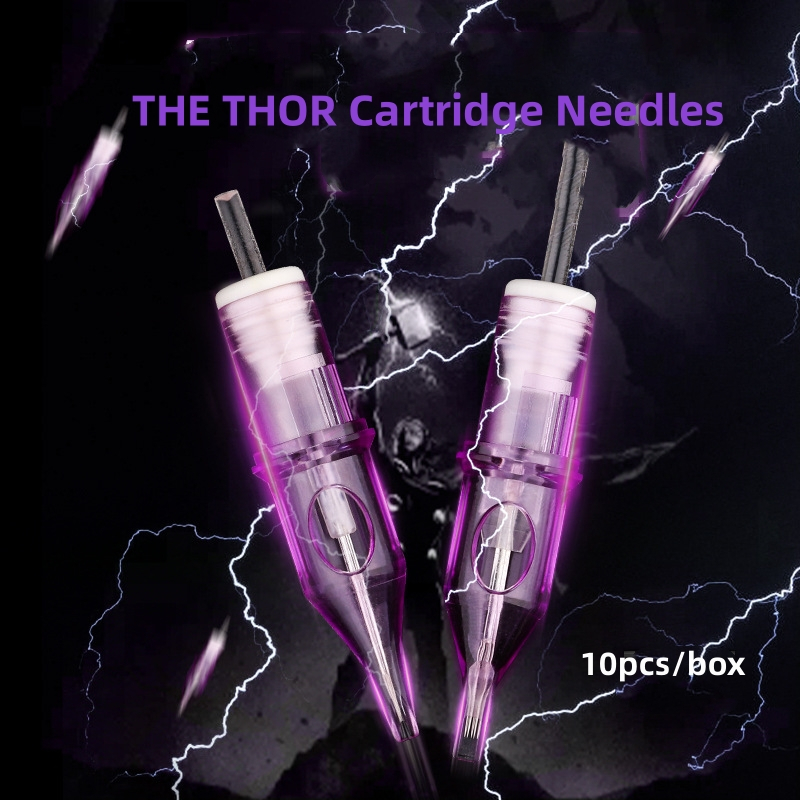 The THOR ตลับเข็มสักถาวร ใช้แล้วทิ้ง 10 ชิ้น ต่อกล่อง (ส่งภายใน 24 ชั่วโมงต่อวัน)