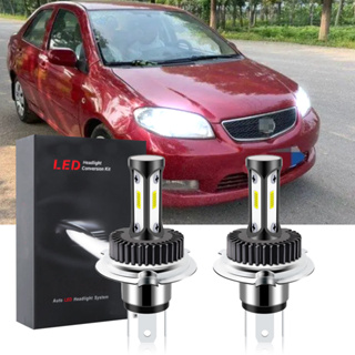 หลอดไฟหน้ารถยนต์ LED T12 6000K สีขาว แบบเปลี่ยน สําหรับ Toyota Vios(NCP40) 2002-2007 (1 คู่)