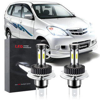 หลอดไฟหน้ารถยนต์ LED T12 6000K สีขาว แบบเปลี่ยน สําหรับ Toyota Avanza (F600) 2002-2011 (1 คู่)