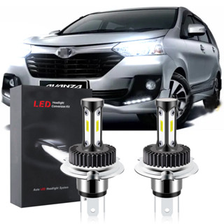 หลอดไฟหน้ารถยนต์ LED T12 6000K สีขาว แบบเปลี่ยน สําหรับ Toyota Avanza (F650) 2012-2019 (1 คู่)