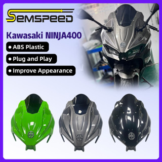 【SEMSPEED】ไฟหน้ารถจักรยานยนต์ ด้านบน สําหรับ Kawasaki NINJA 400 NINJA400 2018-2023 NINJA H2