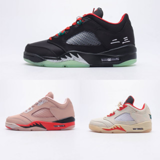 Clot x Jordan 5 รองเท้าบาสเก็ตบอล ข้อสั้น สําหรับผู้ชาย DM4640-036