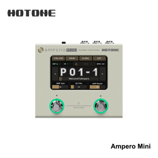 Hotone Ampero Mini MP-50 แอมป์กีตาร์ เบสจําลอง IR หลายภาษา เสียงสเตอริโอ OTG USB