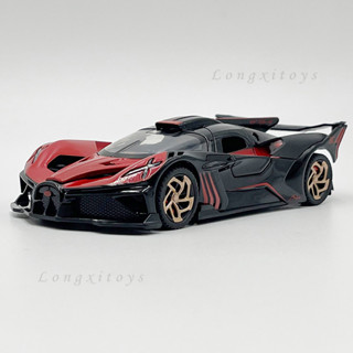 โมเดลรถยนต์ 1:32 Diecast โลหะ Bugatti Bolide พร้อมเสียง และไฟ ของเล่นสําหรับเด็ก