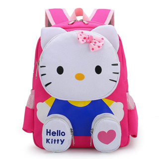 กระเป๋าเป้สะพายหลัง ขนาดใหญ่ จุของได้เยอะ ลาย hello kitty คุณภาพสูง สําหรับเด็กผู้หญิง และผู้ชาย