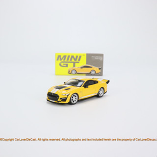 Minigt คอนเซ็ปต์งู มังกร สีเหลือง 1:64 Shelby GT500 MGT00535-CH LHD