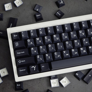 Gmk Euler ปุ่มกดคีย์บอร์ด PBT 130 คีย์ สําหรับ Cherry MX Switch Mechanical