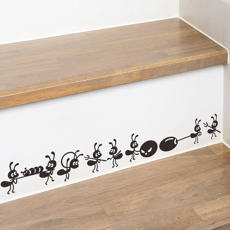 สติกเกอร์ติดผนัง ลายการ์ตูนแมว สําหรับตกแต่งห้องนอนเด็ก