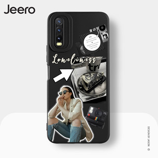 Jeero เคสวีโว่ เคสซิลิโคนนุ่มขอบเหลี่ยมกันกระแทกน่ารักตลก เคสโทรศัพท์ VIVO Y3S Y11 Y12 Y12S Y15 Y15S Y15A Y17 Y20 Y20S Y21 Y21T Y33S พลัส HFE2589