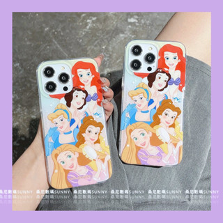 Disney เคสโทรศัพท์มือถือแบบแข็ง กันกระแทก ลายการ์ตูนเจ้าหญิงดิสนีย์ นางเงือก Le Pei สําหรับ iphone 14 13 11 12 pro max