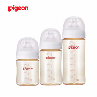 Pigeon SofTouch™ ขวดนม PPSU คอกว้าง ขนาด 160 มล. 240 มล. 330 มล.