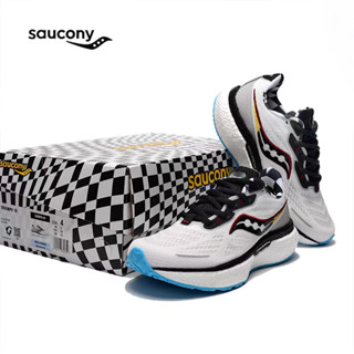 Saucony Triumph Victory 19 รองเท้าผ้าใบ ลําลอง น้ําหนักเบา ระบายอากาศ เหมาะกับการวิ่ง ฤดูใบไม้ผลิ ฤดูร้อน สําหรับผู้ชาย ผู้หญิง