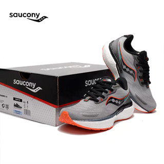 Saucony Triumph Victory 19 รองเท้าผ้าใบ ลําลอง น้ําหนักเบา ระบายอากาศ เหมาะกับการวิ่ง ฤดูใบไม้ผลิ ฤดูร้อน สําหรับผู้ชาย ผู้หญิง