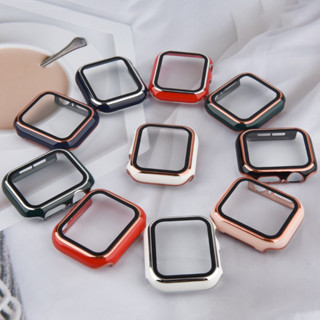 ฟิล์มกันรอยหน้าจอ ชุบไฟฟ้า กันกระแทก สําหรับ iwatch case 8 7 6 5 SE 4 49 มม. 45 มม. 44 มม. 41 มม. 40 มม.