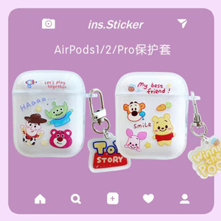 เคสหูฟังซิลิโคน ลายการ์ตูน Toy Story สําหรับ AirPods 1 2 3 Pro