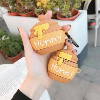 เคสหูฟังซิลิโคน รูปผึ้ง แบบสร้างสรรค์ สําหรับ AirPods 1 2 3 Pro