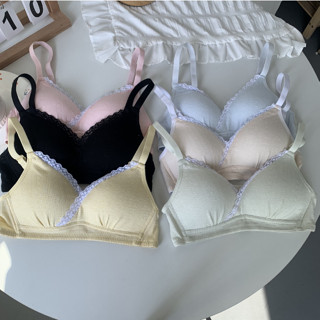 【พร้อมส่ง】ชุดชั้นใน ผ้าฝ้าย ไร้รอยต่อ สําหรับผู้หญิง