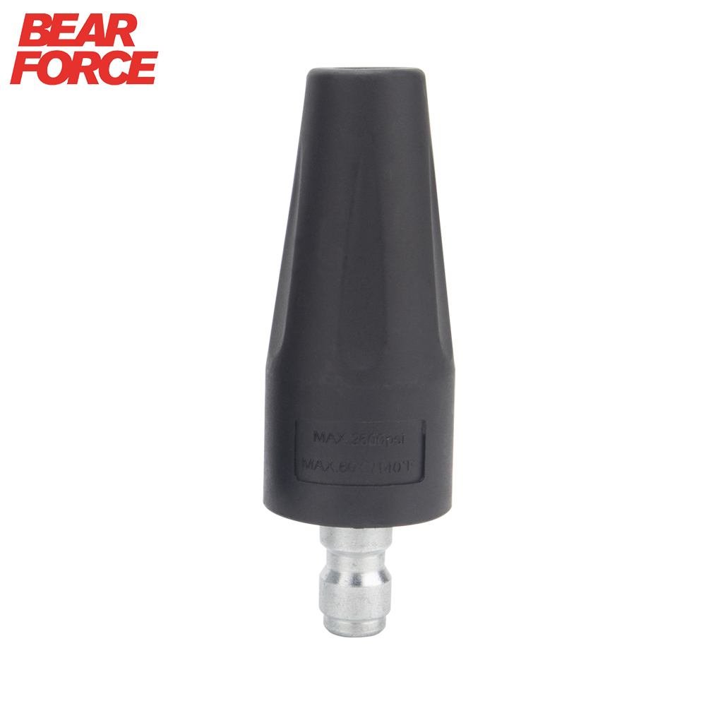 Bear FORCE หัวฉีดเทอร์โบบลาสเตอร์ หมุนได้ พร้อมปลั๊กเชื่อมต่อ ปลดเร็ว 1/4 นิ้ว #035 เครื่องฉีดน้ําแรงดันสูง สําหรับเครื่องซักผ้า