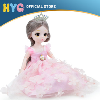 Hyg ชุดกล่องตุ๊กตาเจ้าหญิงจําลอง ขนาดใหญ่ สวยหรู DIY ของเล่นสําหรับเด็กผู้ชาย ผู้หญิง อายุ 0 ปีขึ้นไป