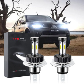 หลอดไฟหน้ารถยนต์ LED T12 6000K สีขาว แบบเปลี่ยน สําหรับ Mitsubishi Triton ปี 2007-2014 2015 (1 คู่)