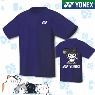 Yonex ใหม่ เสื้อกีฬาแบดมินตัน แขนสั้น แห้งเร็ว พิมพ์ลายวัฒนธรรม สําหรับผู้ชาย และผู้หญิง 2023