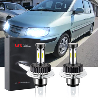 หลอดไฟหน้ารถยนต์ LED T12 6000K สีขาว แบบเปลี่ยน สําหรับ Hyundai Matrix 2002-2010 (1 คู่)