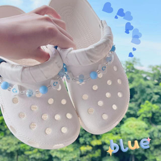 【blueblublu】สติกเกอร์ตกแต่ง อุปกรณ์เสริม สําหรับ crocs charm