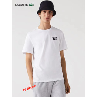 Lacoste เสื้อยืด คอกลม แขนสั้น แฟชั่นสําหรับผู้ชาย